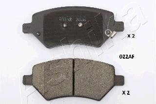 Колодки тормозные дисковые ASHIKA 50-00-022 (фото 1)