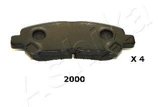 Тормозные колодки дисковые зад. Toyota Kluger II 3.5 07-/Highlander 2.7 09- ASHIKA 51-02-2000 (фото 1)
