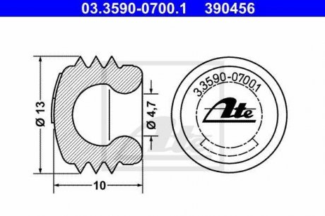 Защитная крышка ATE 03359007001