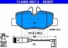 Комплект тормозных колодок, дисковый тормоз ATE 13.0460-3821.2 (фото 1)