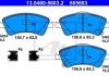 Комплект тормозных колодок, дисковый тормоз ATE 13.0460-5603.2 (фото 1)