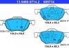 Комплект тормозных колодок, дисковый тормоз ATE 13.0460-5714.2 (фото 2)
