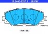 Комплект гальмівних колодок, дискове гальмо ATE 13.0460-5767.2 (фото 2)