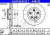 Диск гальмівний лівий ATE 24.0136-0123.1 (фото 1)