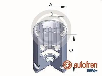 Поршенек суппорта зад SX4/SWIFT/CIVIC/ACCORD (34х47,25мм) 90-11 AUTOFREN D025233
