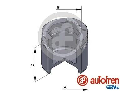 Поршенек суппорта перед VECTRA/OMEGA (54x47,9мм) 86-95 AUTOFREN D0 25311