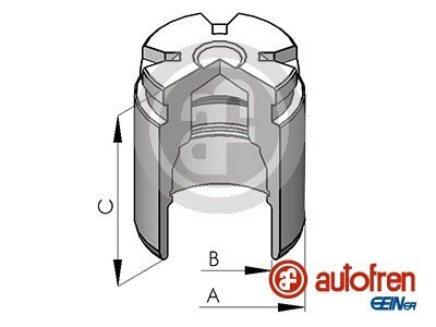 Поршенек суппорта зад ACCENT/i20/i10/RIO (34х47мм) 10- AUTOFREN D025530