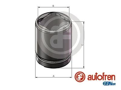 Поршень задн. супорта Audi A3, Q2, TT Ford Galaxy, Kuga, Mondeo V, S-Max1.0-Electric 06.11- AUTOFREN D025684 (фото 1)
