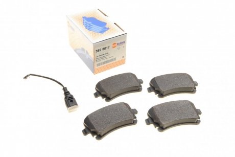Колодки задние, (тип LUCAS) AUTOTECHTEILE 369 8017