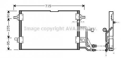 Радіатор кондиціонера AVA COOLING AI 5116