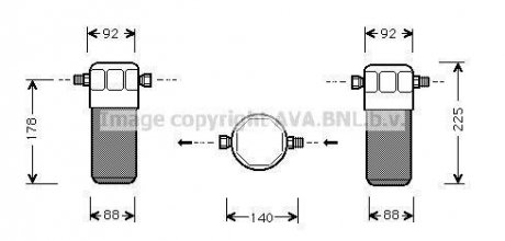 Осушувач кондиціонера AVA COOLING AI D154