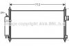 Конденсор кондиціонера X-TRAIL 20i/25i MT/AT 01- AVA COOLING DN5263D (фото 1)