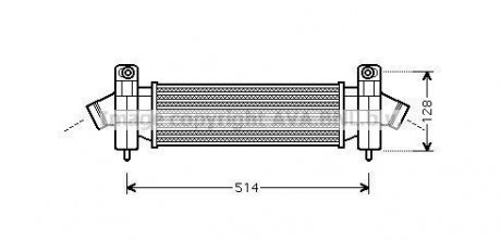 Интеркулер AVA COOLING FDA4341