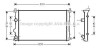 Радіатор охолодження RENAULT MASTER II (98-) (AVA) AVA COOLING RTA2322 (фото 1)