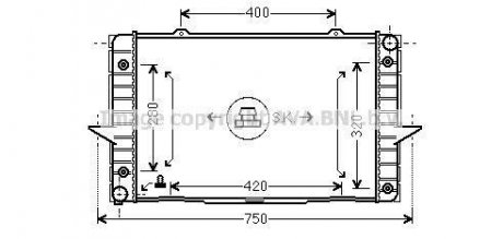 Радиатор AVA COOLING VO 2093