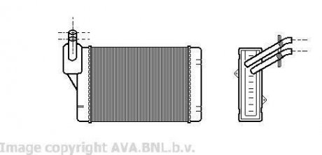 Радиатор отопления AVA COOLING VW 6069 (фото 1)