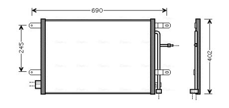 Радіатор кондиціонера AVA COOLING AI5238