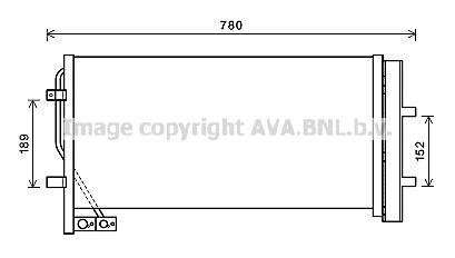 Радиатор кодиціонера AVA COOLING AI5382D