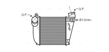 Охолоджувач наддувального повітря AVA COOLING AIA 4354