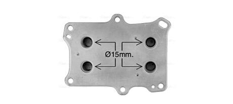 AVA JEEP Оливний радіатор (без корпуса) RENEGADE 1.4 14-, LANCIA, CHRYSLER, FIAT AVA COOLING AL3153