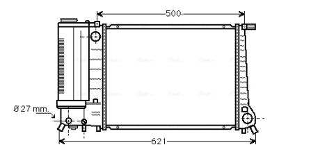 Радиатор AVA COOLING BW 2101