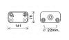 Радіатор масляний КПП X5 E53 (00-) AVA AVA COOLING BW3406 (фото 1)