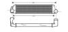 AVA BMW Інтеркулер 3 E46 320/330d 99- AVA COOLING BW4207 (фото 1)