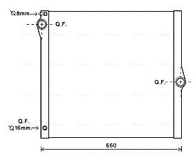 Радиатор AVA COOLING BWA2436