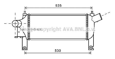 Інтеркулер NISSAN NAVARA (2005) 2.5 DCI AVA COOLING DNA4339 (фото 1)