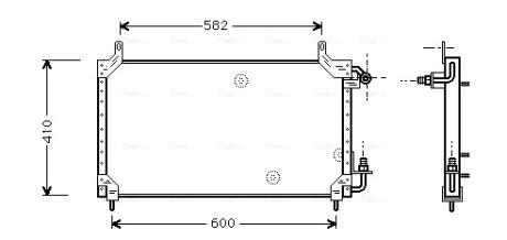 Радіатор кондиціонера AVA COOLING DW 5006