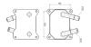 AVA FORD Оливний радіатор C-Max, Focus II, Galaxy, Mondeo IV 1.8TDCI 05- AVA COOLING FD3699 (фото 1)