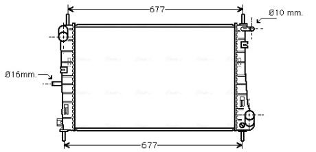 Радіатор AVA COOLING FDA 2338