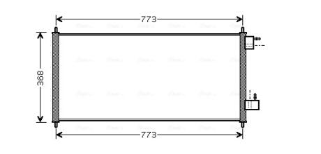Радиатор кондиционера AVA COOLING FDA 5361