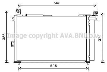 Радиатор кодиціонера AVA COOLING FDA5486D