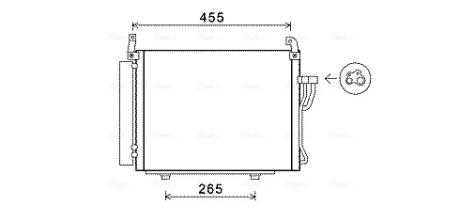 Радіатор кодиціонера AVA COOLING HY5245D