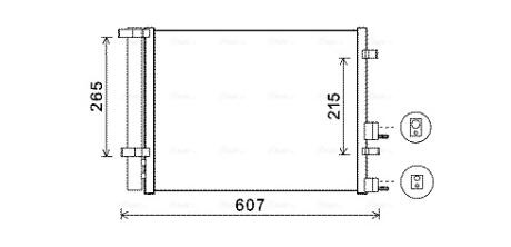 Радіатор кодиціонера AVA COOLING HYA5244D