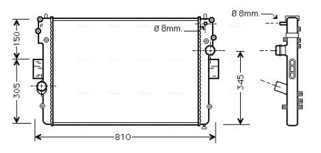 Радіатори AVA COOLING IVA2057
