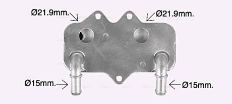 Радіатор масляний OPEL ASTRA G/VECTRA B (95-) (AVA) AVA COOLING OL3704