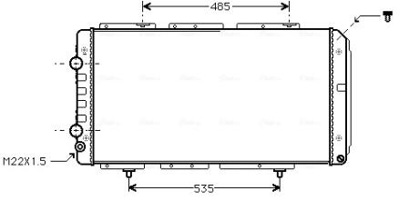 Радіатор AVA COOLING PE 2150
