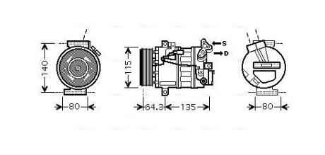 Компресор AVA COOLING RTAK394