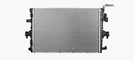 Радиатор охлаждения двигателя VW T6 (15-) MT/AT AVA AVA COOLING VN2436