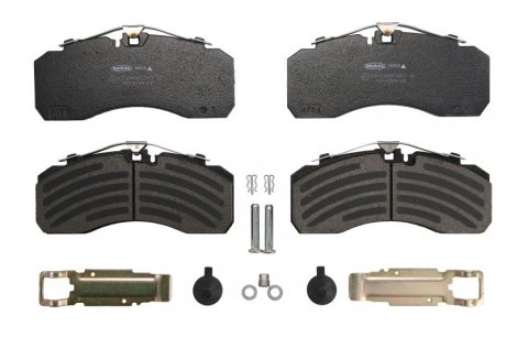Комплект тормозных колодок, дисковый тормоз, WVA29253 PROTEC-S фрикционная смесь для прицепных осей BERAL BCV29253TK
