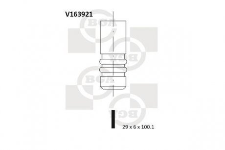 Выпускной клапан BGA V163921