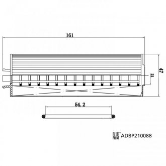 Фільтр масляний BLUE PRINT ADBP210088