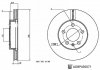 Диск гальм передн. VW Polo 17- BLUE PRINT ADBP430071 (фото 3)