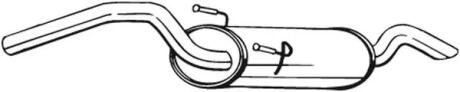 Глушник PEUGEOT EXPERT 95-00 BOSAL 148265