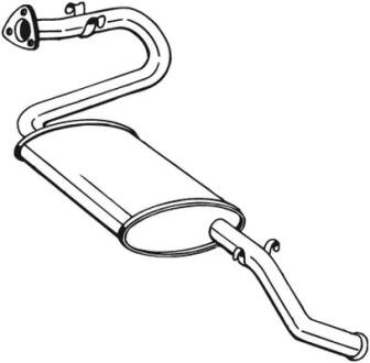 Глушник задній CITROEN Jumper 94-02 BOSAL 280273