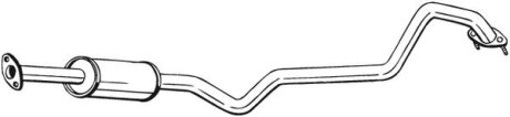 Глушитель, алюм. сталь, передн. часть NISSAN ALMERA (00-02) (285-417) BOSAL 285417