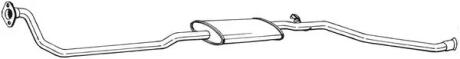 Глушник передній CITROEN Berlingo 96-03 BOSAL 293111