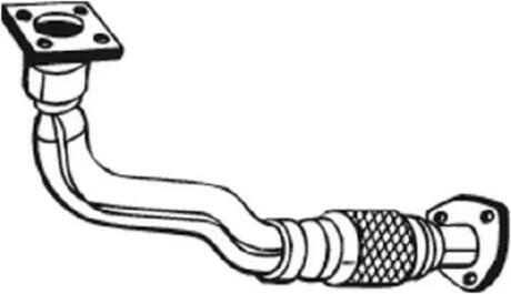 Труба выхлопная VW VENTO 91-95 (753-177) BOSAL 753177